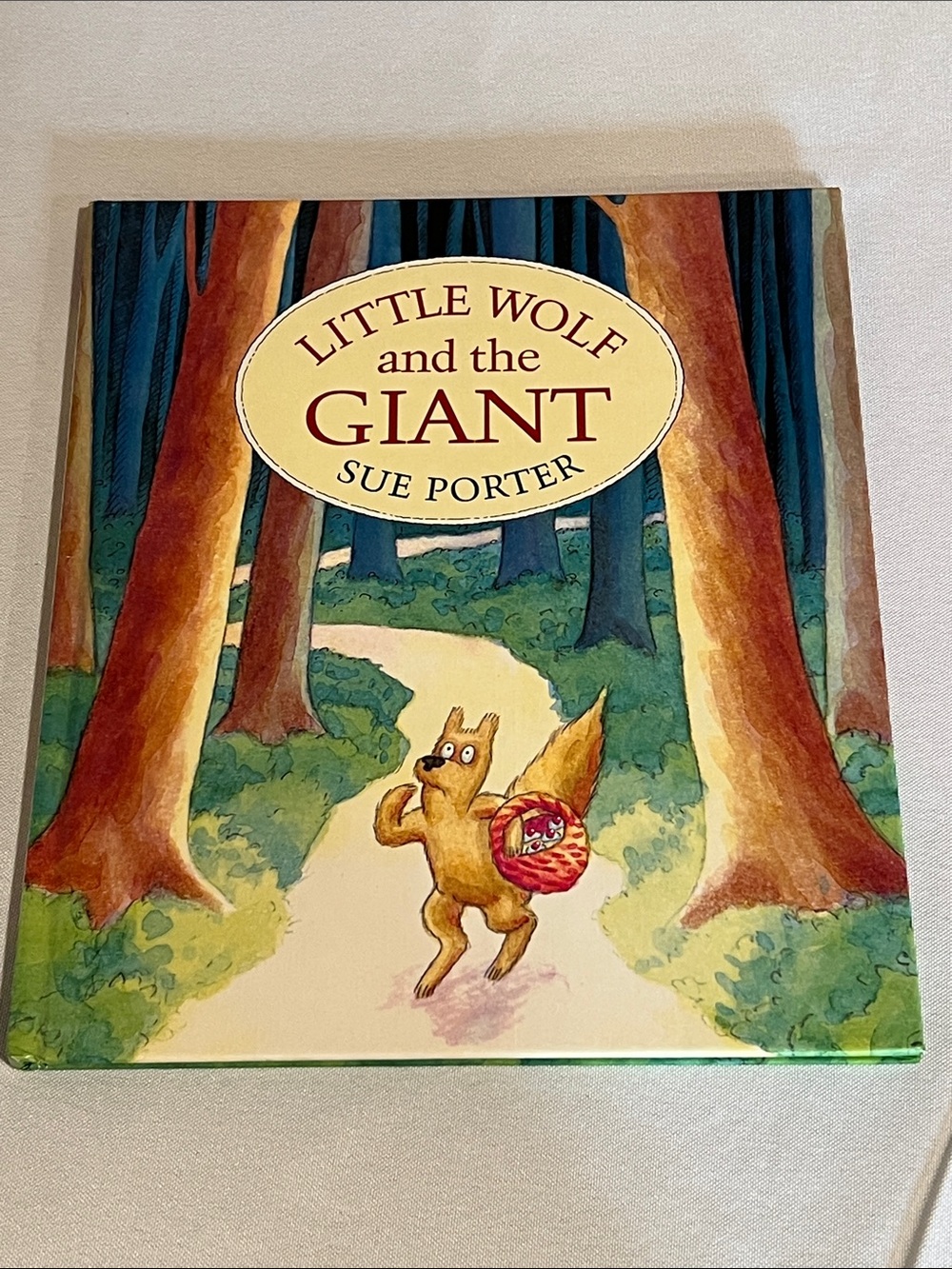 Little Wolf and the Giant by Sue Porter - Colorful Illustrated Hardcover